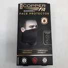 Copper Fit Guardwell Face Protector Mask Adult Charcoal Gray/black UV30 New Nib. Fixed Price $9.99.