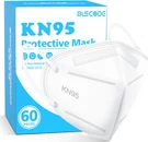 KN95 Face 60 Pack,individually Wrapped 5-LAYER Masks,filter Efficiency. Fixed Price $38.36.
