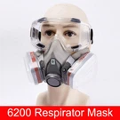 Half/full Face Mask With Goggles Filter Anti-dust/gas Respirator 6200 Reusable. Fixed Price $13.99.