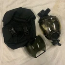 Msa Millennium Gas Mask Respirator Clear & Tinted Lens Outsert Bag Size. Fixed Price $300.00.