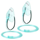 Geiserailie 2PCS Xl Oxygen Mask With 6.6 Ft Tubing And For Adult, Green. Fixed Price $13.35.