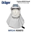 Draeger X-plore 8000 Premium Hood, Long L/xl #R59870. Fixed Price $88.00.