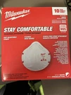 Milwaukee 10 Pack Niosh N95 Masks. Fixed Price $9.19.