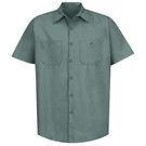 $20 Red Kap Short Sleeve Industrial Work Shirt SP24 Light Green Small. Fixed Price $13.37.