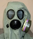 Evo Military 40MM Nato Gas Mask Kit W 2 Sealed Scott Cbrn Filters, Pouch & Hood. Fixed Price $189.00.