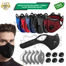 Lot Sports Cycling Face Mask Outdoor Active Carbon Filter Safe Breathing Valves. Fixed Price $87.49.