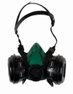 Eastern Safety 290-1X Dual Respirator Mask W/ 302X Organic Vapor Cartridges Used. Fixed Price $19.45.