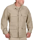 Propper Khaki Bdu Tactical Military 4 Pocket Hot Weather Ripstop Coat Jacket Xlr. Fixed Price $14.99.