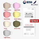 Bluna Color KF94 Korean Face Mask Made Adults Large 10 Individual Packs. Fixed Price $15.29.