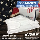 Made In Usa Disposable Surgical Ear-loop Face Masks 100 Pcs 3 Ply Level 2. Fixed Price $9.50.