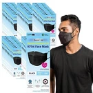 (pack Of 50) Happy Life, Good Day KF94 Black Face Mask Adult Size Made In Korea. Fixed Price $39.99.