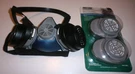 Msa 4303 Reusable Half Face Mask Respirator With Refill Filters. Fixed Price $15.99.