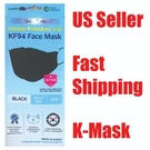 Happy Life Premium 3D Black KF94 Face Mask Good Day Individual Pack. Fixed Price $14.99.
