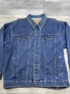 Open Trails Denim Blue Jean Jacket Adult Xxl Ranch Outdoors Biker Fonzie Farm. Fixed Price $20.97.