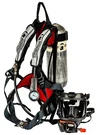 Interspiro Spiromatic S6 Scba Harness, Gauges, Hud, And Mask. Without Case. Fixed Price $339.99.
