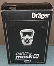 Vintage Drager Parat Mask Escape Hood Nos Display Only Manufactured 1980S. Fixed Price $60.00.