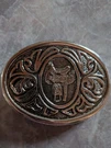 Vintage Avon Silver Tone Saddle Western Belt Buckle Ornate Scrolls. Fixed Price $6.00.