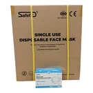 2500 Count Case - Safefit 3 Ply Disposable Face Masks Non Medical Adult 175X95MM. Fixed Price $60.00.