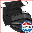 Ztanps 100 Pcs Black 3-PLY Disposable Face Masks Comfortable & Protective. Fixed Price $14.50.