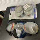 Msa 4320 Reusable Half Face Mask Respirator With Refill Filters. Fixed Price $19.00.
