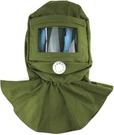 Qwork Sandblasting Hood Dustproof Mask W/ Heat-resistant Neck Protection, Green. Fixed Price $32.72.