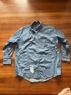 Vtg Bulwark Fr Denim Shirt Men's Size Xl Blue Classic Button Down Workwear. Fixed Price $21.99.