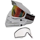 Jt Paintball Proflex L.e. Mask Goggle W/ Clear + Fire Lenses - White Gunslinger. Fixed Price $129.95.