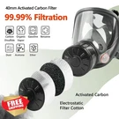 Amzyxuan Gas Mask Survival Respirator Activated Carbon Filter 40MM. Fixed Price $76.99.