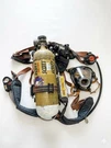 Scott 2.2 AP50 Scba Air Pak Pack 4500 Psi Hud Cylinder Mask Regulator Pass Alarm. Fixed Price $295.00.