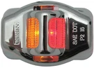 2-LED Reversible Fender Light Chrome Cover Amber/red Signal Lamp. Fixed Price $26.89.