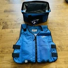Techniche 6626-B Fire Resistant Cooling Vest, Blue, Banwear Cotton, 2XL. Fixed Price $119.99.