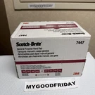 3M Scotch-brite 7447 General Purpose Hand Box Of 20 (6" X9" ) Pads Sealed. Fixed Price $12.99.