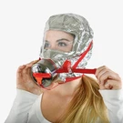 Wilken Fire Emergency Escape Mask Count (pack Of 1), Silver, Red & Yellow. Fixed Price $42.14.