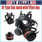 Gas Masks Survival Nuclear And Chemical, Respirator With Filters. Fixed Price $35.99.