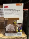 3M 8247 R95 Particulate Respirator Nuisance Level Organic Vapor Relief 20/BOX. Fixed Price $79.99.