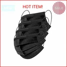 Ziye Disposable Face Masks Non-medical 100PCS Black Breathable Non-woven Maski. Fixed Price $20.93.