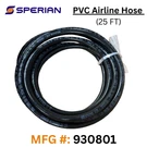 Honeywell Sperian #930801 Survivair 3/8" X 25 Ft Lightweight Pvc Hose. Fixed Price $91.50.