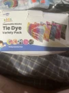 Wecare Disposable Face Mask Tie Dye Kids Multi-color Variety (3 Pack). Fixed Price $7.50.