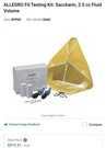 Allegro Qualitative Respirator Fit Test Kit Sweet Saccharin Part 2040 , 1 3PPN5. Fixed Price $49.98.