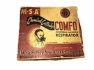 Chemical Cartridge Msa Comfo Cushioned Respirator BM-2301 44135 Iob 1950. Fixed Price $75.00.