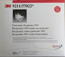3M Particulate Respirator 9211/37022 Box Of 10 N95 Approved. Fixed Price $28.99.