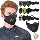 Sport Mask With Filters Exhalation Valves Personal Protective Adjustable. Fixed Price $7.98.