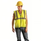 Occunomix High Visibility Vest: Ansi Class 2, U, 2XL/3XL, Lime, Polyester, H&l. Fixed Price $14.95.