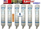 Pack Refrigerator Water Replacement Filter EDR3RXD1 9083 4396841 4396710. Fixed Price $39.95.