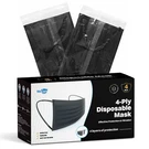 Wecare Disposable Face Mask, 4-PLY (50 Individually Wrapped) Black. Fixed Price $20.47.