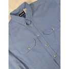 Bulwark Excel Flame Resistant Mens Comfortouch Dress Uniform Shirt Light Blue Xl. Fixed Price $24.00.