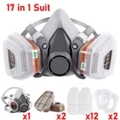 17 Half Gas Mask Facepiece Spray Painting Respirator Safety For 6200. Fixed Price $18.98.