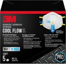 Respirator 8511, Pack, Niosh-approved N95, Features Cool Flow Exhalation. Fixed Price $30.94.