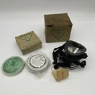 Vintage Pulmosan No. 10003 C-241 Respirator Gas Mask W/box And Nos Caister. Fixed Price $34.95.