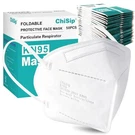 Chisip KN95 Face Masks 50 Pack, Individually Wrapped Cup Dust Safety .... Fixed Price $35.11.